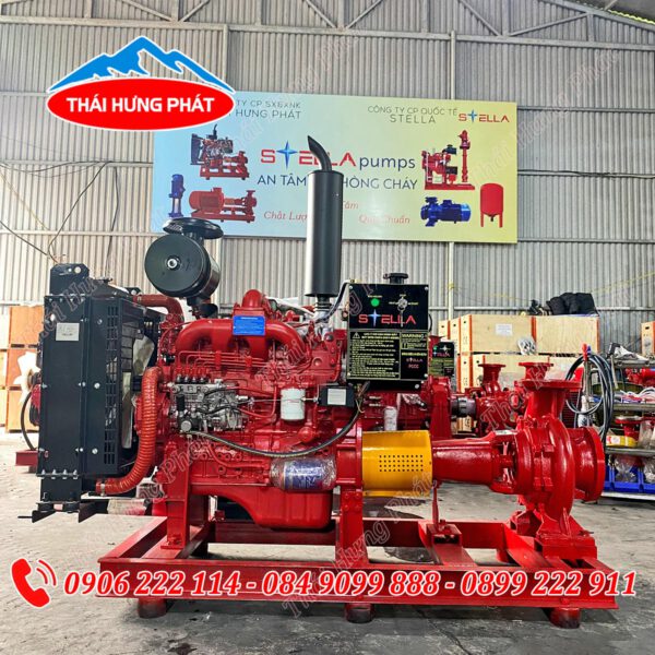 Máy bơm chữa cháy Diesel Stella STR100-250/75 75kW