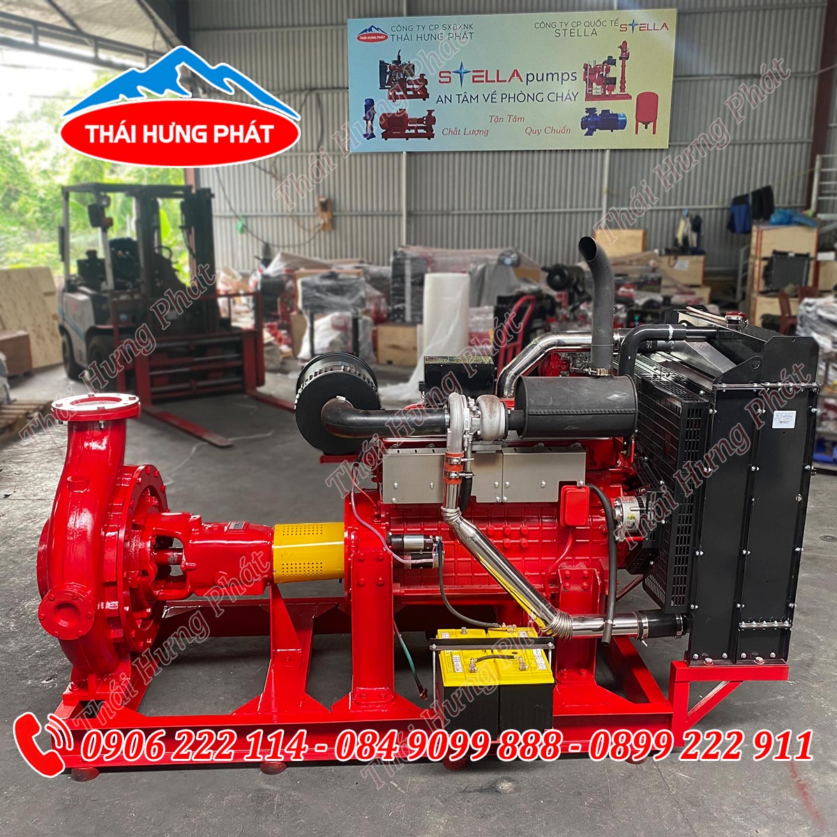 Máy bơm chữa cháy Diesel Stella STR125-315/160 160kW