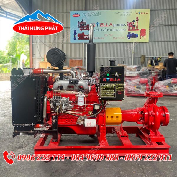 Máy bơm chữa cháy Diesel Stella STR125-315/90 90kW