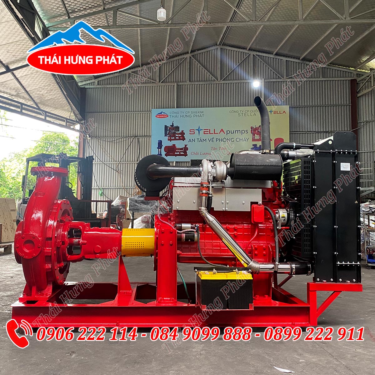 Máy bơm chữa cháy Diesel Stella STR150-315/160 160kW