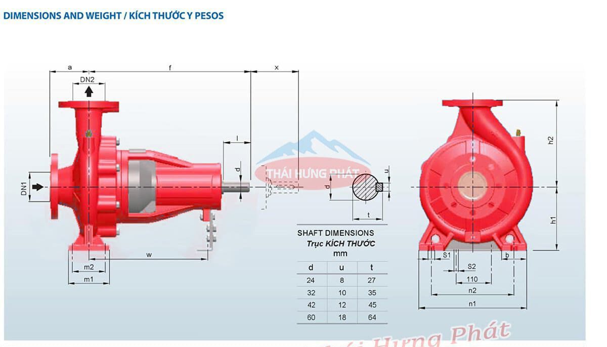 Máy bơm công nghiệp Stella trục rời STR80-315/75 75kW Máy bơm công nghiệp Stella trục rời STR80-315/75 75kW