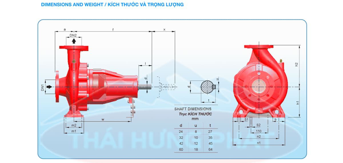 Máy bơm công nghiệp Stella trục rời STR150-250/110 110kW Máy bơm công nghiệp Stella trục rời STR150-250/110 110kW