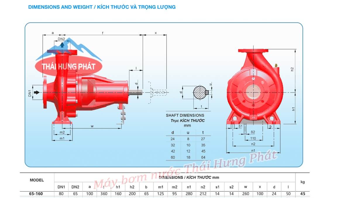 Máy bơm chữa cháy Diesel Stella STR65-160A/15 15kW