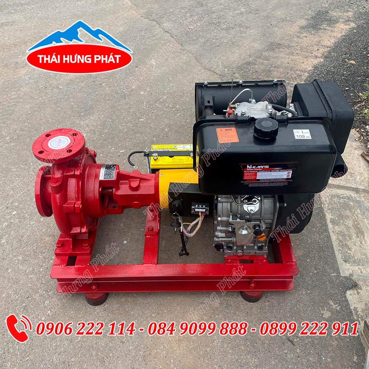 Máy bơm chữa cháy Diesel Stella STR40-250B 11kW