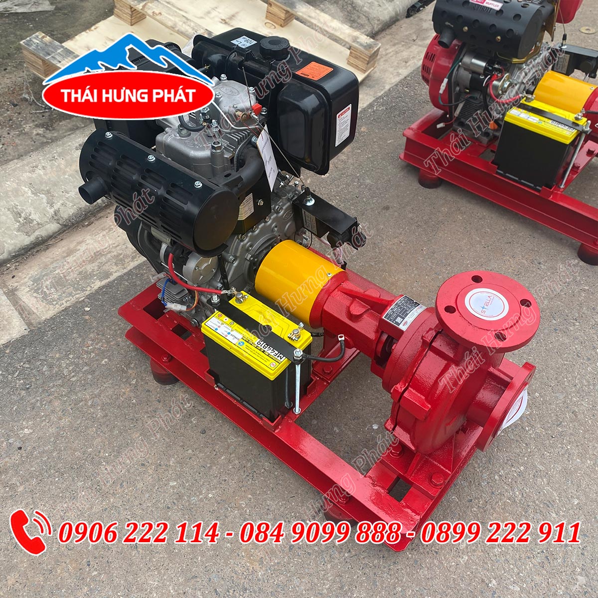 Máy bơm chữa cháy Diesel Stella STR40-250B 11kW