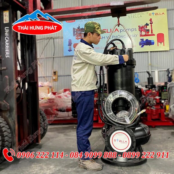 Máy bơm nước thải Stella 100WQ80-25-15/4 15kW