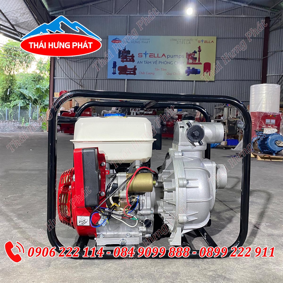 Máy bơm cứu hỏa chạy xăng Stella ST30H
