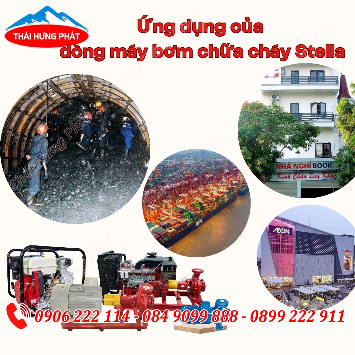 Ứng dụng máy bơm chữa cháy điện Stella trục rời STR100-315/132 trong thực tế