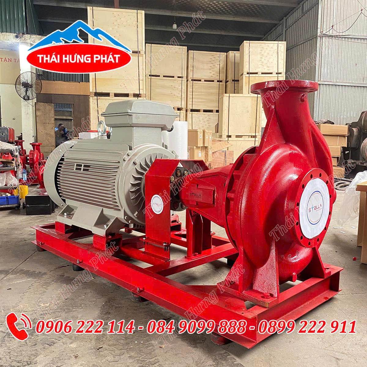 Máy bơm chữa cháy điện Stella STR200-500/315(422HP)