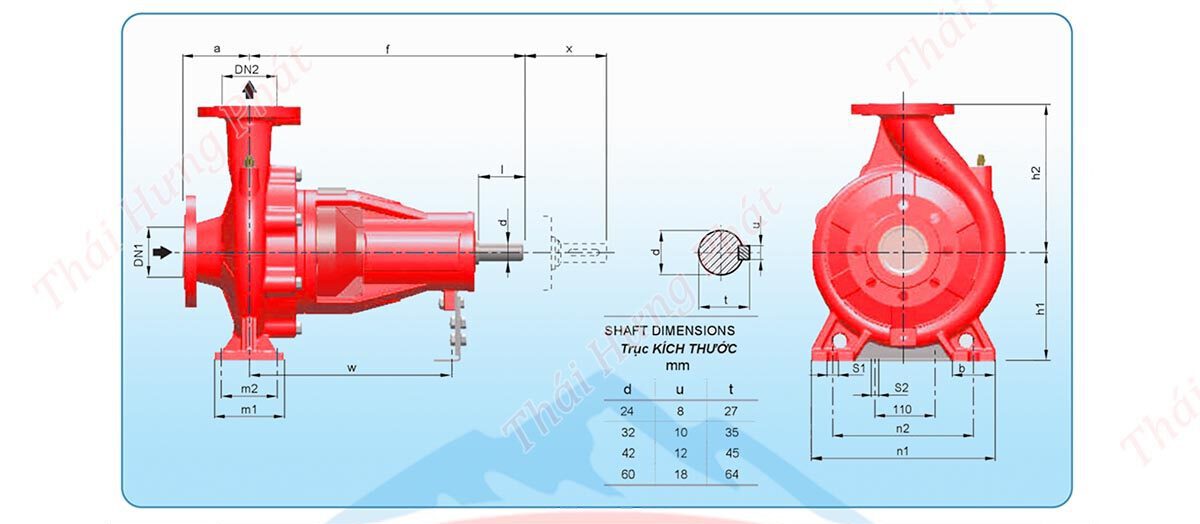 Bơm phòng cháy chữa cháy diesel Stella STR200-500/315 315kW