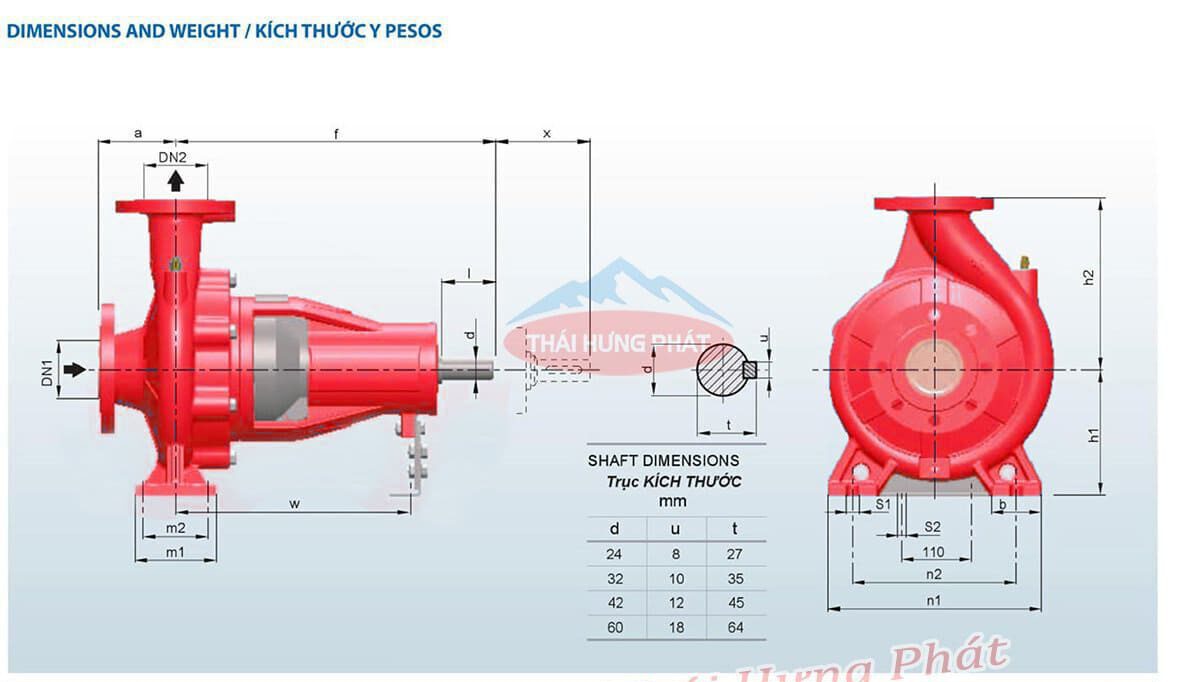 Máy bơm chữa cháy diesel Stella STR200-500/250 250kW